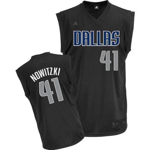 Adidas Dallas Mavericks Dirk Nowitzki Replica Fashion Jersey Large