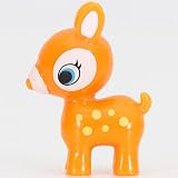 cute orange Bambi deer miniature figure kawaiiIMAGE