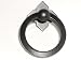 Top Knobs-Normandy Collection M638 Large Smooth Ring Pull w/backplate in Patine Black