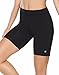 Champion Women's Power Cotton Bike Shorts, Black, S
