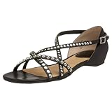 Frye Women's Margot Studded Flat,Black,8.5 M US