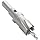 Jancy Slugger Carbide-Tipped Annular Cutter, Uncoated (Bright) Finish, 1/2" Shank with Flats, , 3/16" Depth