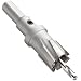 Jancy Slugger Carbide-Tipped Annular Cutter, Uncoated (Bright) Finish, 1/2" Shank with Flats, 1" Depth
