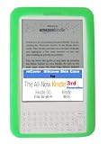 read full review mCover Silicone Skin for Amazon Kindle 3 Keyboard Model (Green)