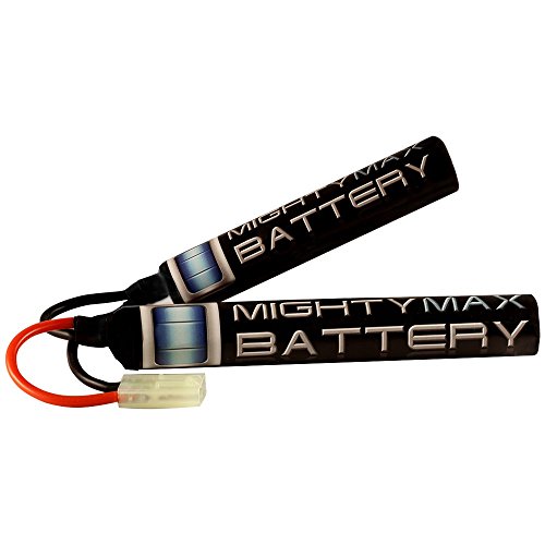 Mighty Max Battery 8.4V 1600mAh Butterfly Mini Battery Airsoft AEG Gun Battery GG ICS JG