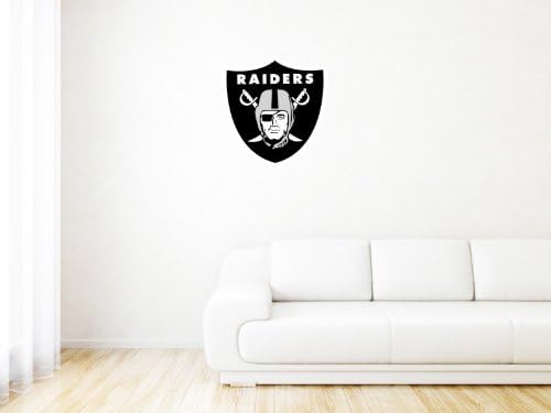 Oakland Raiders NFL Logo Wall Graphic Decal Sticker (24" x 25")