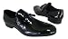 Mens J Lindberg Marbel Black Patent Dress Shoe Image