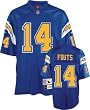 Reebok San Diego Chargers Dan Fouts Premier Throwback Jersey