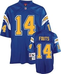 Reebok San Diego Chargers Dan Fouts Premier Throwback Jersey