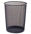 ROUND WASTEBASKET-BLACK