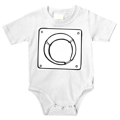 Click here to buy Onesie with Zulu, black and white, bangle by SHOPZEUS.