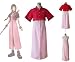Final Fantasy ff VII 7 Aerith Cosplay Costume Dress