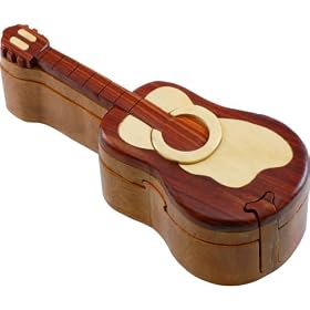 Wooden Puzzle Box - Guitar by 
