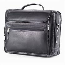 Clava XL Notebook Briefcase - Leather - Vachetta Black - Vachetta Black
