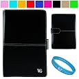 Executive Book-Style Leather Portfolio Jacket Case Cover for Barnes & Noble Nook Tablet and Nook Color e-Reader