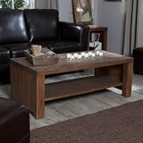 Finley Home Brinfield Rustic Solid Wood Rectangle Coffee Table - HX11931