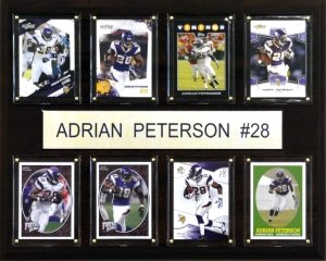 Minnesota Vikings Plaque - Adrian Peterson 12