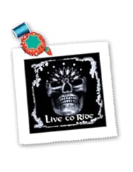 From Amazon.com. Click for details:
 Art and Craft Supply: 3dRose qs_110082_4 Motorcycle Skull Live to Ride Quilt Square, 12 by 12-Inch - 3dRose LLC Art and Craft Supply: 3dRose qs_110082_4 Motorcycle Skull Live to Ride Quilt Square, 12 by 12-Inch - 3dRose LLC