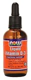 NOW Foods Liquid Vitamin D-3 5000Iu/Dropper, 2 ounce