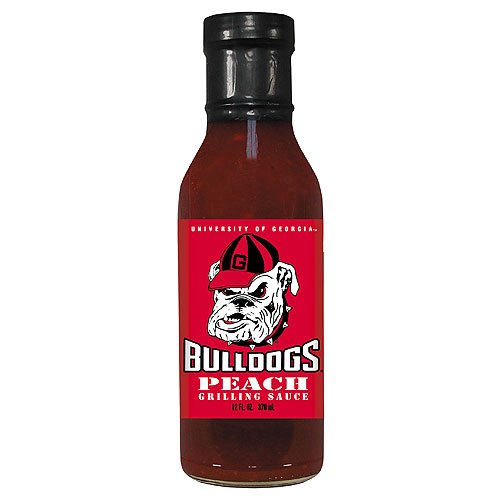 Georgia Bulldogs NCAA Peach Grilling Sauce - 12oz by Hot Sauce Harry