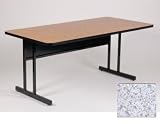 24 x 48 Computer Work Station - Gray Granite (Gray Granite) (26H x 24W x 48D)