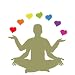 Arc-en-ciel De Coeur De Méditation - 24