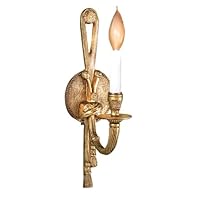 World Imports Lighting 7311-04 1-Light Wall Sconce, Cameo Brass