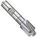 Niagara Cutter CRCO126 Cobalt Steel Corner Rounding End Mills, Inch, Weldon Shank, TiCN Finish, Roughing and Finishing Cut, Non-Center Cutting, 30 Degree Helix, For Use With All Materials
