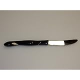 CUTCO Model 1759 Table Knife with Double-D&reg; (DD) serrated edge in Sealed Plastic Bag with 3.4" High Carbon Stainless blade and 5" Classic Dark Brown handle (often called "Black").