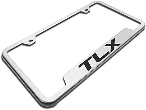 Acura TLX Brushed Steel Licence Plate Frame