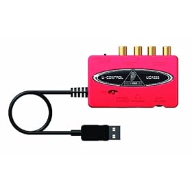Behringer UCA222 U-Control Ultra-Low Latency 2 In/2 Out USB Audio Interface