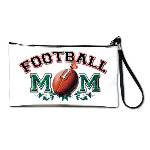 Artsmith, Inc. Clutch Bag Purse (2-Sided) Football Mom with Ivy