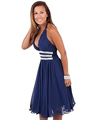 Pleated Lace-Up Chiffon/Organza/Polyester Halter Maxi Dress  With a Ribbon 