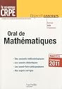 Orale de Mathématiques : Epreuve orale d'admission CRPE