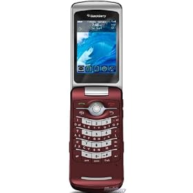 Unlocked Blackberry 8220 Flip Pearl Red