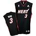 Search : Dwyane Wade Black Adidas NBA Replica Miami Heat Jersey