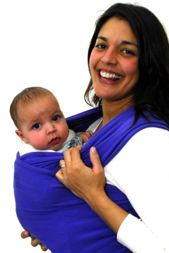Sleepy Wrap Classic Wrap Baby Carrier, Royal Blue, 0-18 Months