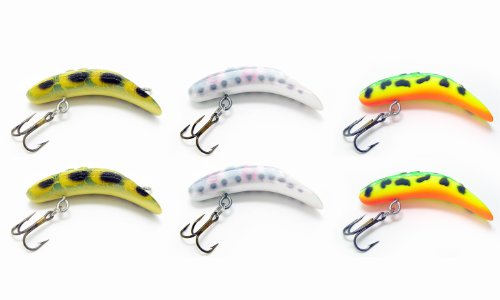Yakima Flatfish Trophy Bait Pack - Six assorted colors