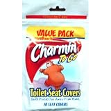 Charmin Travel Toilet Seat Covers 10S (pkg of 9) Clipstrip