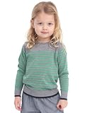 American Apparel Kids Knit Stripe Sweater Crew Neck