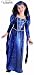 Girls Tudor Medieval Fancy Dress Costume Age 7 -9 Years