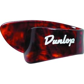 Dunlop Shell Plastic Thumb Picks, Medium