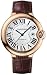 NEW CARTIER BALLON BLEU MENS GOLD WATCH W6900651