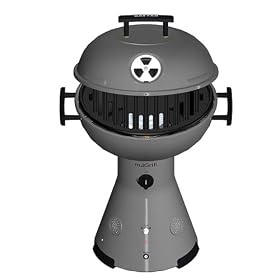 Gastar miGrill Tabletop Gas Grill with Speakers - Titanium Silver
