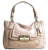 Coach Kristin Spectator Leather East West Zip Tote Bag Ivory Multi 16810