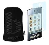 Bugatti SlimCase shadow für das Samsung SGH-F480 + mumbi Displayschutzfolie AntiReflex Samsung F480