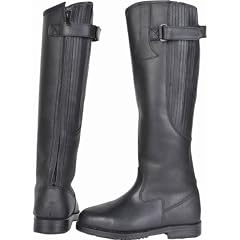 HKM Winterreitstiefel aus Leder, mit Elastikeinsatz