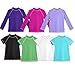 City Threads Little Girls' SPF50+ Rash Guard Sun Swimming Tee (2T-6)
