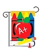 School Day Garden Flag Indoor/outdoor 13.5" X 18"