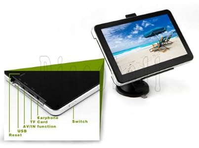 7" Hd Truck Gps Sat Nav Poi Speedcam Lorry Coach tooth 4gb Av-In 3d Maps review